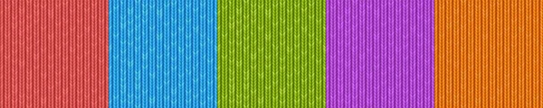 Malha de lã, textura de tecido de tricô — Vetor de Stock