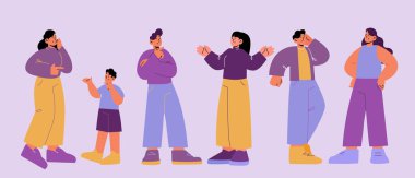 Düşünceli insanlar, şüpheli erkekler, kadınlar, çocuklar