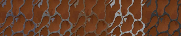 Векторный бесшовный фон с коричневыми ржавыми пятнами — стоковый вектор