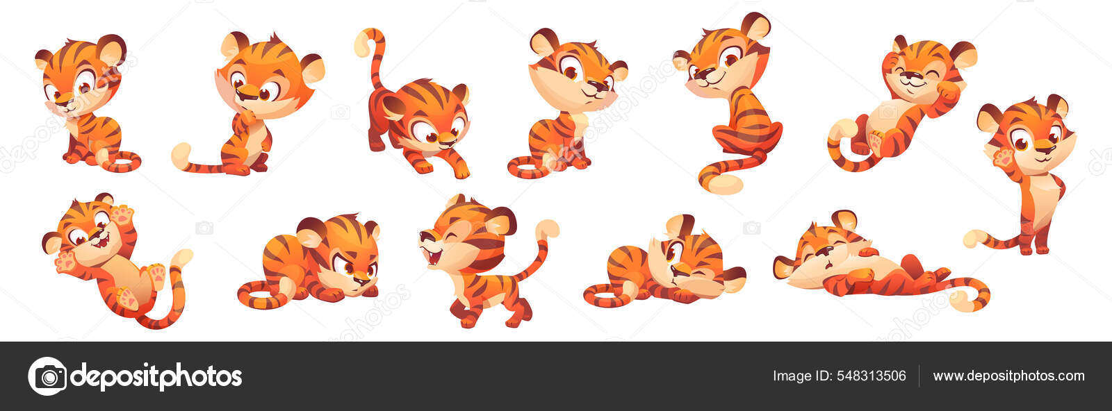 Un Gato Bebé Jugando Tigre Entre Helechos Imagen de archivo - Imagen de  abierto, gatito: 161720143, image size:1600x592