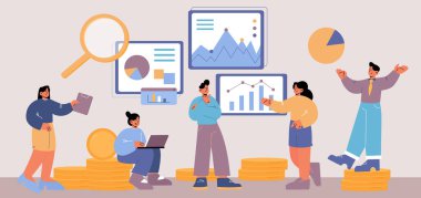 İnsanlar iş analitik verileriyle çalışırlar