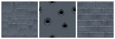 Metal dokular, oyun için pürüzsüz arkaplan, ayarla