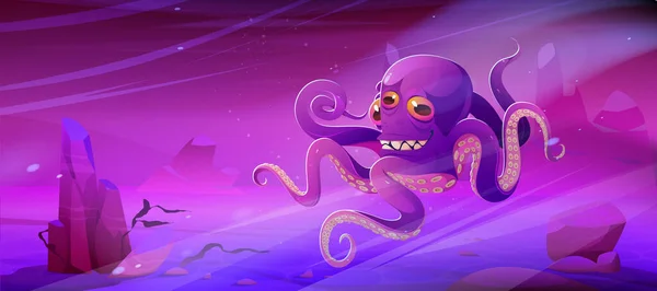 Octopus, giant underwater animal, fantasy kraken
