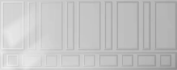 Реалістична Класична Біла Стіна Векторна Ілюстрація Розкішної Дерев Яної Поверхні — стоковий вектор