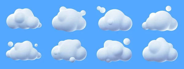 Καθιστούν Λευκά Σύννεφα Χνουδωτά Στρόβιλος Κύμβαλος Eddies Flying Weather Nature — Φωτογραφία Αρχείου