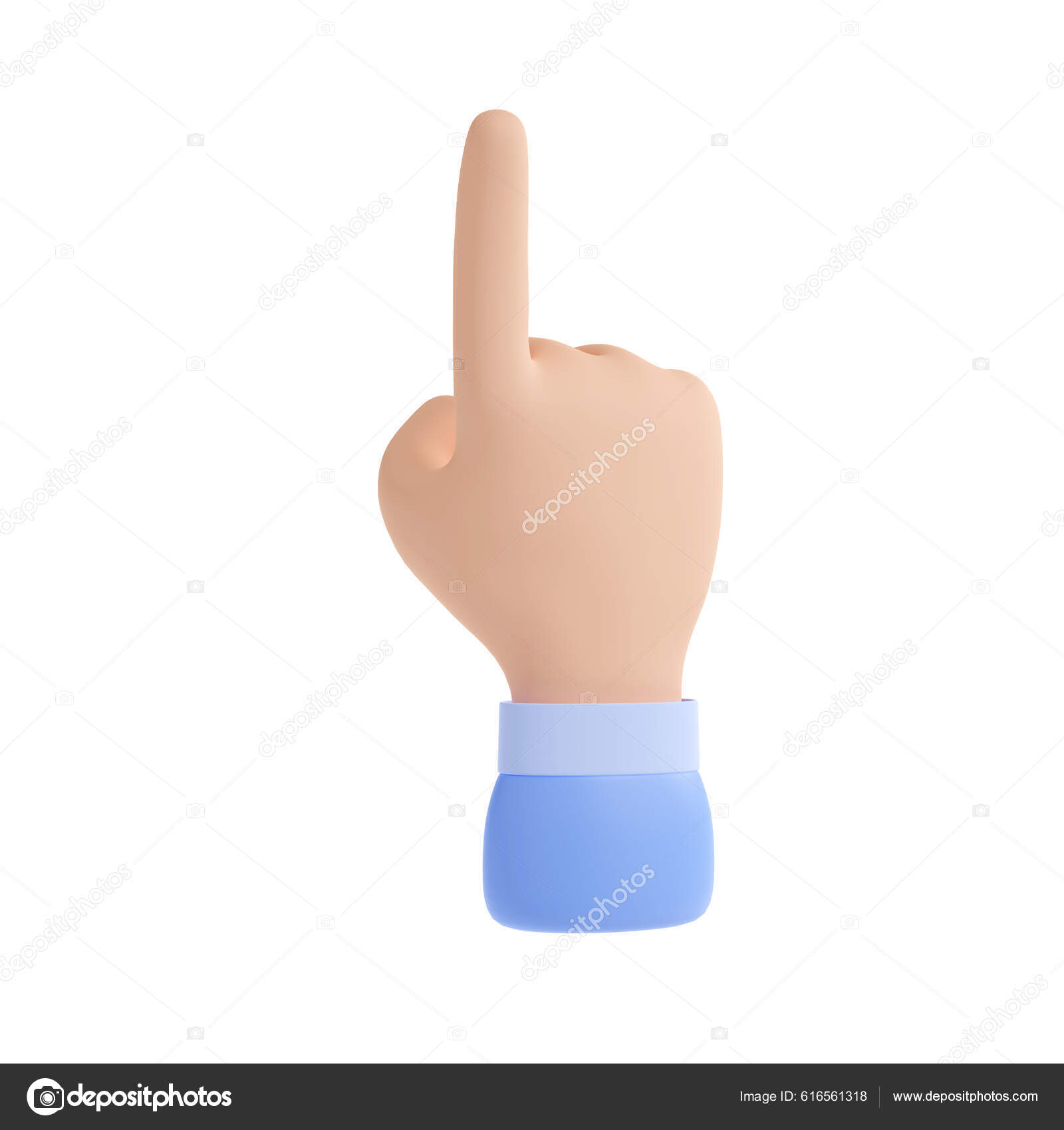 Plastic Finger Pointer Hand