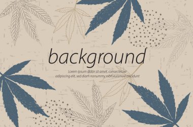 krem arkaplan deseni kenevir mavi renkli duvar kağıdı sanat tasarımı çizimi illüstrasyonuName 