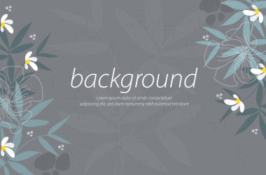  Doğa yaprağı soyut yeşil arkaplan sanat tasarımı betimleme vektörü