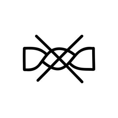 sembol karalama simgesi, vektör illüstrasyonunu sıkma