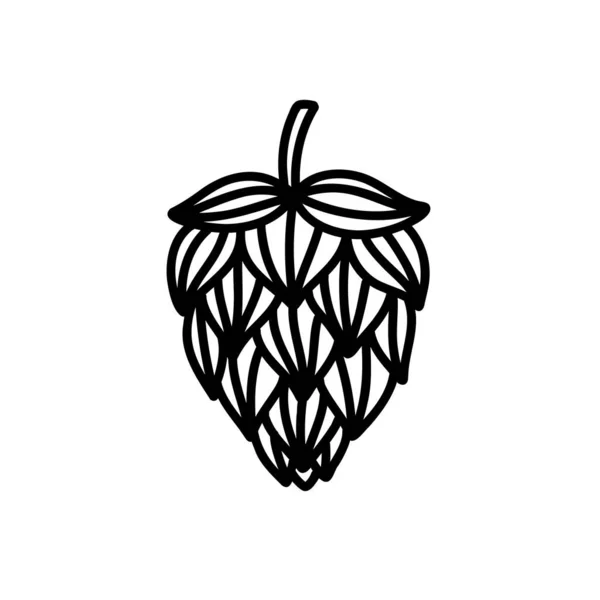 Hop Doodle Symbol Vektorillustration — Stockvektor