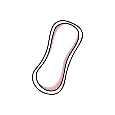 adet yastığı karalama simgesi, vektör illüstrasyonu