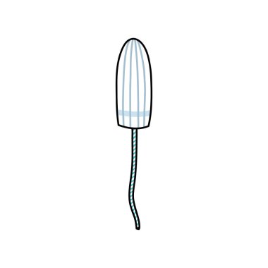 tampon karalama simgesi, vektör çizimi