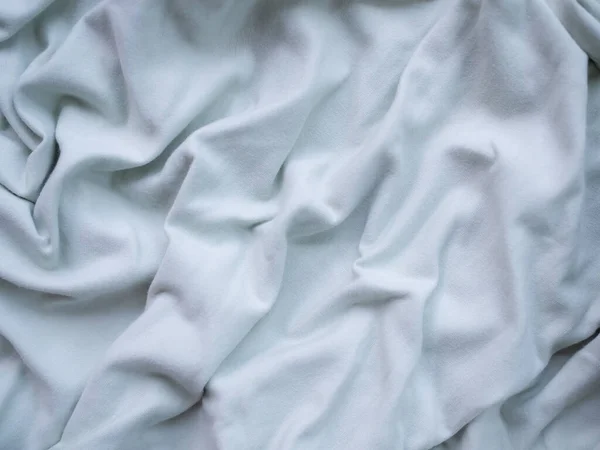 Зеленый Белый Цвет Ткани Фона Шаблон Поверхность Текстуры Материал Ткани — стоковое фото