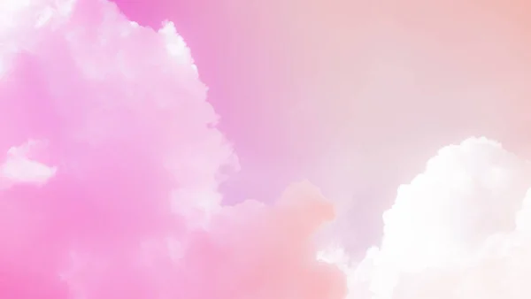 Paarse Zon Cloud Sky Pastel Achtergrond Behang Regenboog Gekleurd Kaart — Stockfoto