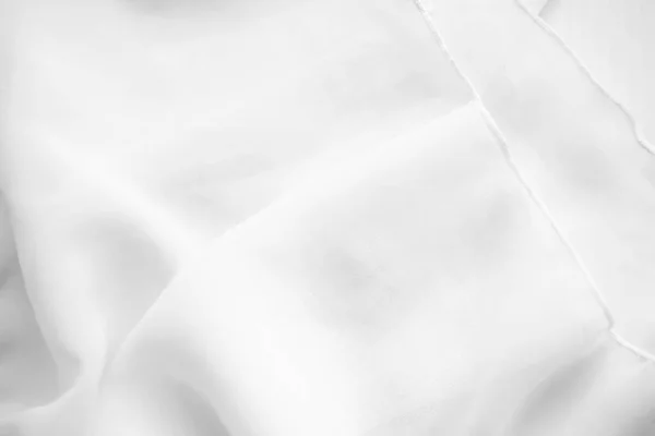 Фон Белого Цвета Ткани Шаблон Поверхность Текстуры Материал Ткани Хлопок — стоковое фото