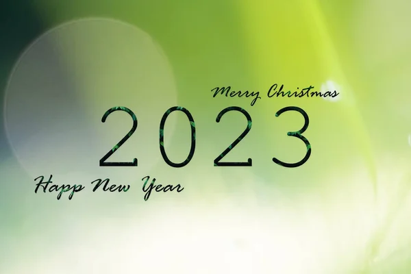 2023 Happy New Year Background Concept Text Merry Christmas Happy — Fotografia de Stock
