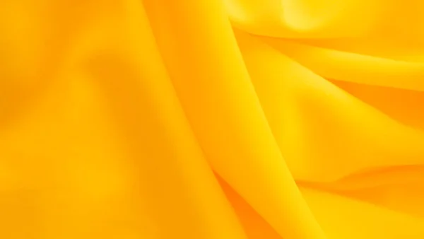 Yellow Color Cloth Pattern Background Gold Silk Wave Texture Design —  Fotos de Stock