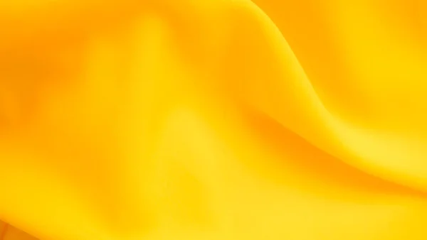 Жовтий Колір Тканини Візерунок Фон Золота Шовкова Хвиля Текстура Дизайн — стокове фото