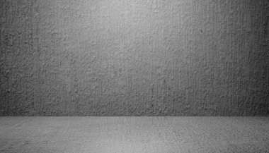 Empty Wall Gray Room,Cement Studio Background,Counter Blank Concrete Floor Material Backdrop,Mock Up Photography Display Structure Bar Indoor,Interiors Stone Free Space for add Products presentation.