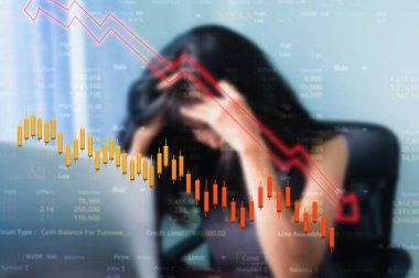 Mum Grafik Çizelgesi Görüntü Kadını Kripto Para İndirme, Veri Ticareti Borsası Borsa Analizi Dijital Teknoloji İş Finansmanı, 2023 Yeni Yıl için Planlı Yatırım.