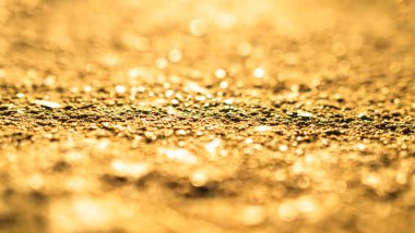 Altın Turuncu Görüntü Parlatıcı Efekti Bokeh Işık Arkaplanı, Soyut Örtüsü Karanlık Doku Kıvılcım Arkaplanı Gece Parti Noel 'i, Odaklanmamış Parıltı Parıltı Desenlemesi Mutlu Yeni Yıl 2023.