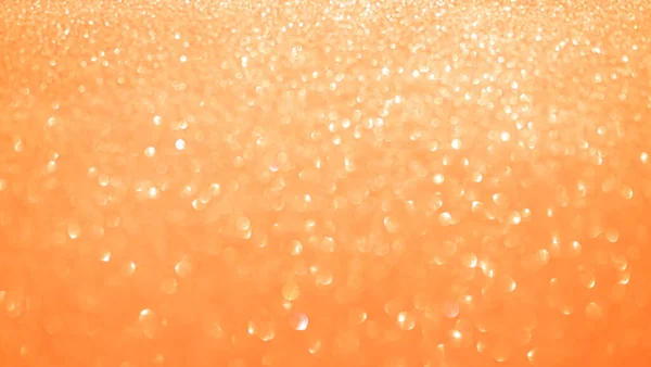 Orange Blur Glitter Effect Bokeh Light Background Abstract Overlay Dark — Stock Photo, Image