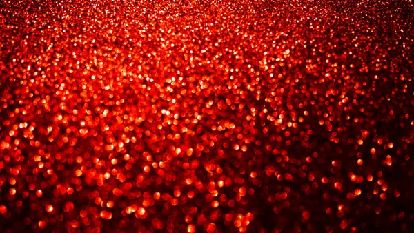 Rote Unschärfe Glitzereffekt Bokeh Licht Hintergrund Abstrakte Overlay Dunkle Textur — Stockfoto