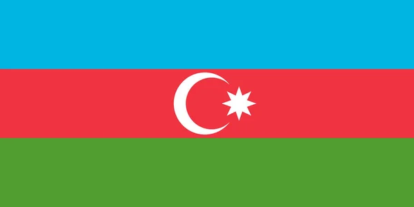 아제르바이잔의 국기 ( 영어 : National flag of Azerbaijan Republic of Republic of Azerbaijan) 는 아제르바이잔의 국기이다. — 스톡 벡터