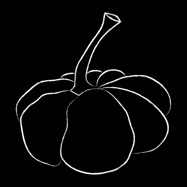 Illustrazione Vettoriale Icona Zucca Autunno Halloween Ringraziamento Zucca Simbolo Design — Vettoriale Stock