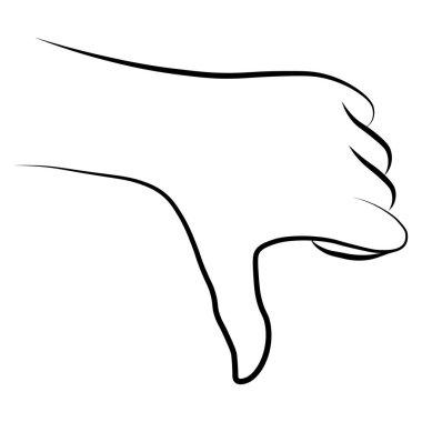 Kadınlar basit, minimalist, doğrusal jest tarzından hoşlanmazlar. Beyaz arkaplanda logolar, izler, desenler, posterler ve diğer tasarımlar yaratmak için kadın ellerinin vektör ilüstrasyonu