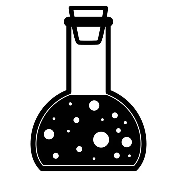 Kémiai Kémcső Vektor Ikon Készlet Minimalista Lapos Illusztráció Kísérlet Kémiai — Stock Vector