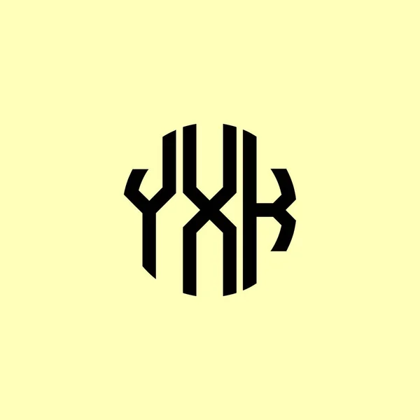 Creative Zaoblené Počáteční Písmena Yxk Logo Bude Vhodné Pro Kterou — Stockový vektor