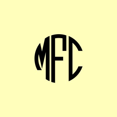 Yaratıcı Yuvarlak Harfler MFC Logosu. Bu başlangıç için hangi şirket veya markanın adı uygun olacaktır.