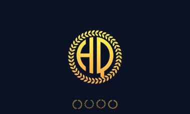 Organizasyon Yuvarlak Harfler Karargahı logosu. Vektör illüstrasyonu
