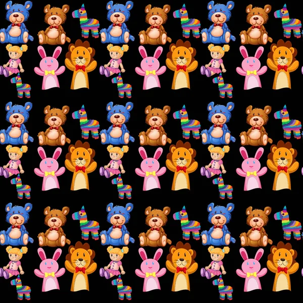 Bebeksiz Desen Tasarımı. Vektör İllüstrasyonu.