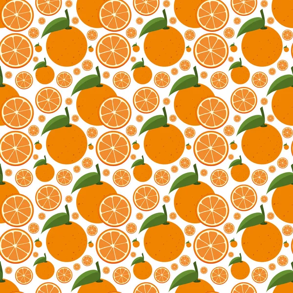 Orange Pattern Design Vector Illustration — Stock Vector