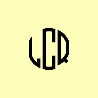 Yaratıcı Yuvarlak Harfler LCQ logosu. Bu başlangıç için hangi şirket veya markanın adı uygun olacaktır.