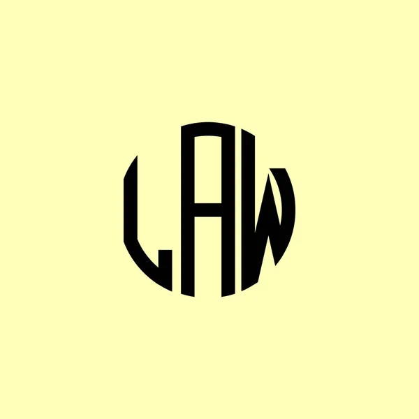 Creative Zaoblené Počáteční Písmena Law Logo Bude Vhodné Pro Kterou — Stockový vektor