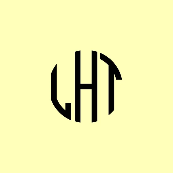 Kreatywne Zaokrąglone Litery Początkowe Lht Logo Będzie Odpowiednie Dla Którego — Wektor stockowy