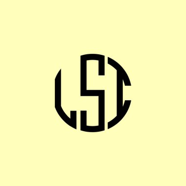 Yaratıcı Yuvarlak Harfler LSI logosu. Bu başlangıç için hangi şirket veya markanın adı uygun olacaktır.