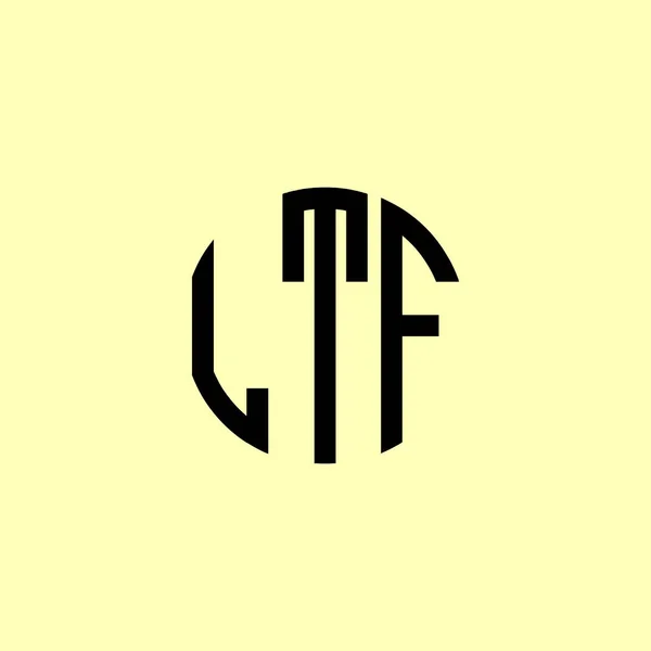 Creative Initial Letters Ltf Logo 会社やブランド名が最初のものを開始するのに適しています — ストックベクタ