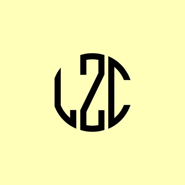 创用的首字母Lzc标志 这将是合适的哪家公司或品牌开始这些初始的 — 图库矢量图片