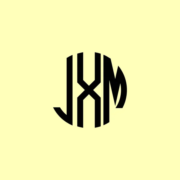 Kreative Runde Anfangsbuchstaben Jxm Logo Wird Geeignet Sein Für Welches — Stockfoto