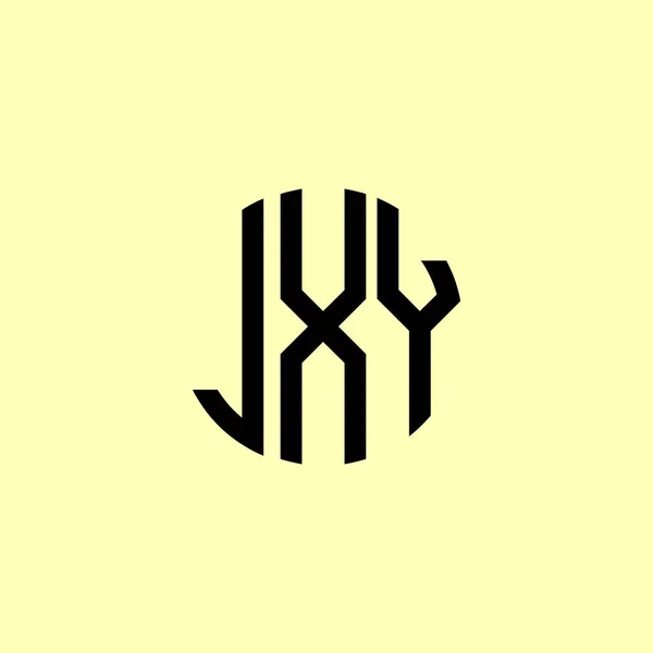 Kreative Runde Anfangsbuchstaben Jxy Logo Wird Geeignet Sein Für Welches — Stockfoto
