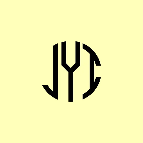 Kreative Runde Anfangsbuchstaben Jyi Logo Wird Geeignet Sein Für Welches — Stockfoto