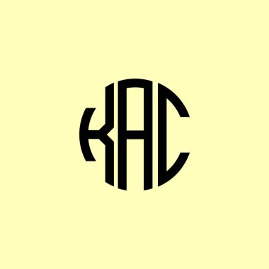 Yaratıcı Yuvarlak Baş harfler KAC logosu. Bu başlangıç için hangi şirket veya markanın adı uygun olacaktır.