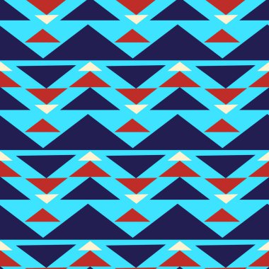 Afrikalı Kusursuz Desen Tasarımı. Vektör illüstrasyonu