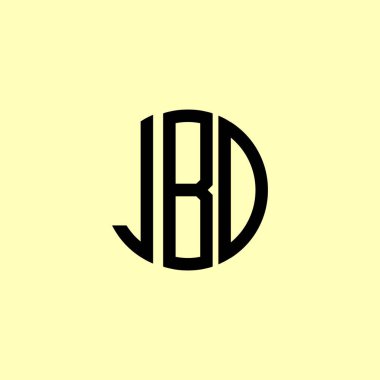 Yaratıcı Yuvarlak Harfler JBD logosu. Bu başlangıç için hangi şirket veya markanın adı uygun olacaktır.