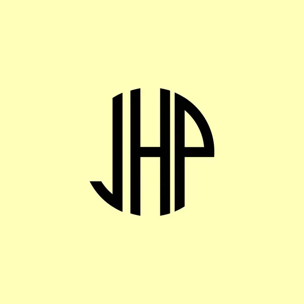 创用大写字母Jhp Logo 这将是合适的哪家公司或品牌开始这些初始的 — 图库矢量图片