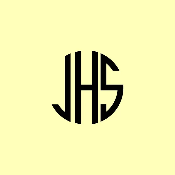 创用的首字母Jhs标志 这将是合适的哪家公司或品牌开始这些初始的 — 图库矢量图片